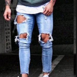 Frayed Style Jeans